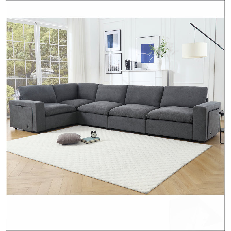 Canapés modulaires, Gris
