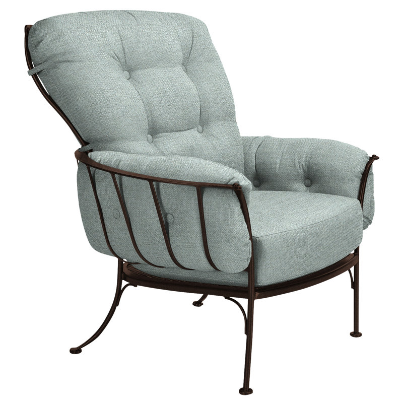 Monterra Outdoor Lounge Chair, Copper Creek, Adena Shale