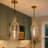 Meya 1 - Light Single Bell Fluted Pendant Light For Kitchen Island
