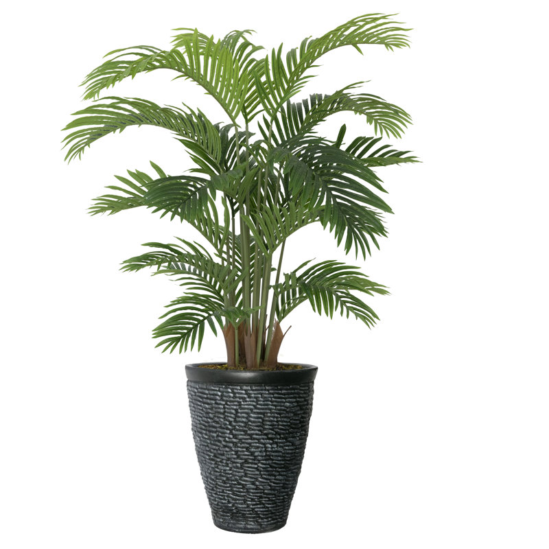 Palmier artificiel Panama en pot, Pot à fleurs 18 po