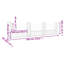Alieda 380 cm W Fence Panels Fencing-1203375962