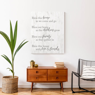 Bless This House Canvas Print