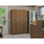 Armoire de rangement pour cuisine Madesa 4 portes 8 tablettes utilitaires L 47 po Unité de rangement en bois pour la cuisine 6 tablettes réglables anti-basculement - rustique-640619489