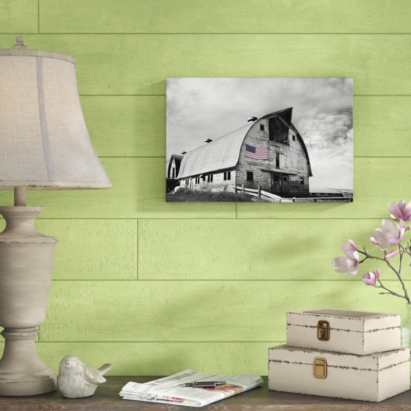 'Flags of Our Farmers X' by James McLoughlin - Photograph Print, 30cm H x 46cm W, Wrapped Canvas