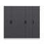 Meuble de couloir moderne de couleur anthracite 88,6 x 82,7 x 13,8 pouces | 100% panneau de particules enduit de mélamine, épaisseur: 0,7 pouce | Conception élégante pour l'organisation du vestibule, solution de rangement durable et élégante-102346897