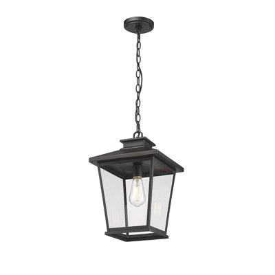 Lanterne suspendue d'extérieur 1 lumière H 16,3 po