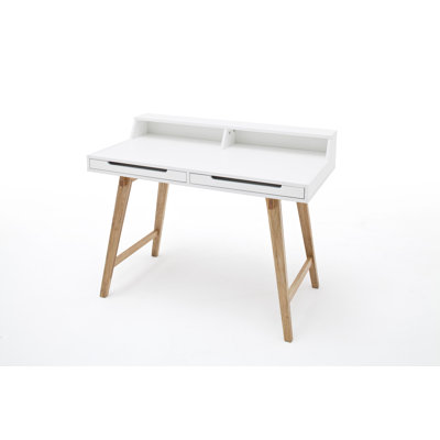 Padula Solid Wood Base Writing Desk