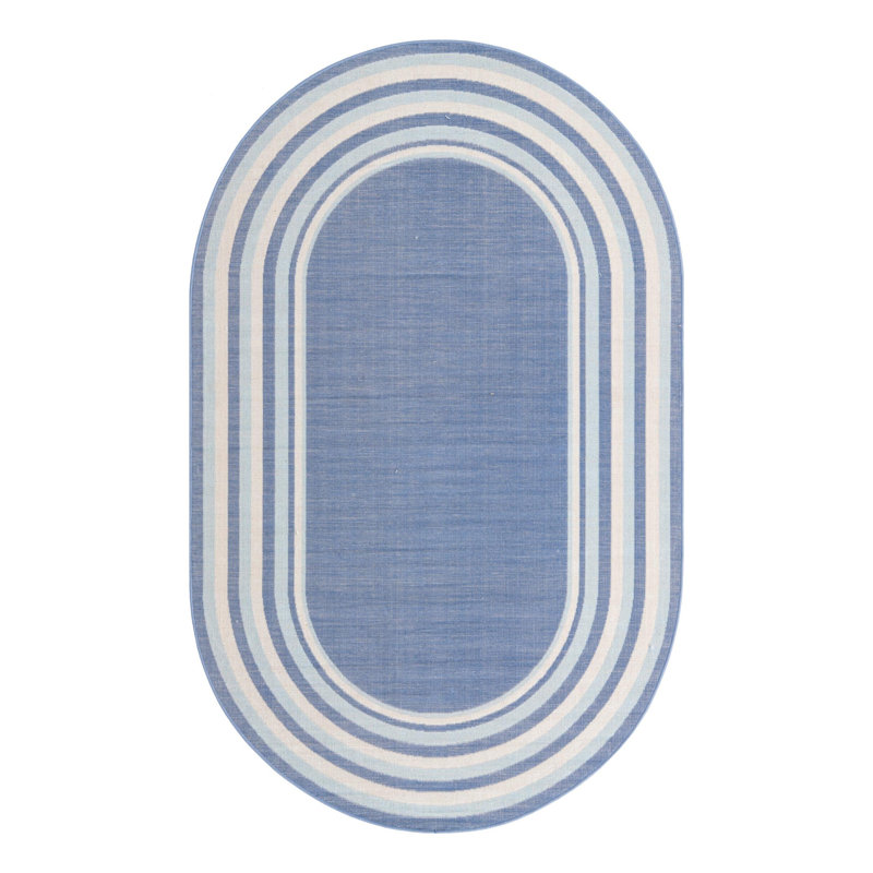 Hoehne Indoor Rug, Oval 5' x 8'