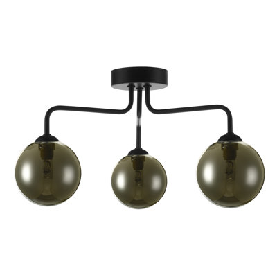 FEYA 3LT SEMI FLUSH GLS