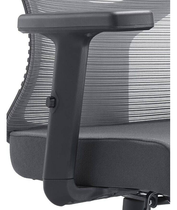 Fauteuil de bureau ergonomique Michaelene, Gris