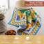 Ensemble de 4 serviettes de table en tissu 100% coton réutilisables de tous les jours Maison de Hermine
