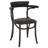 Pembrooke 19'' H Faux Leather Upholstered Oak Armchair