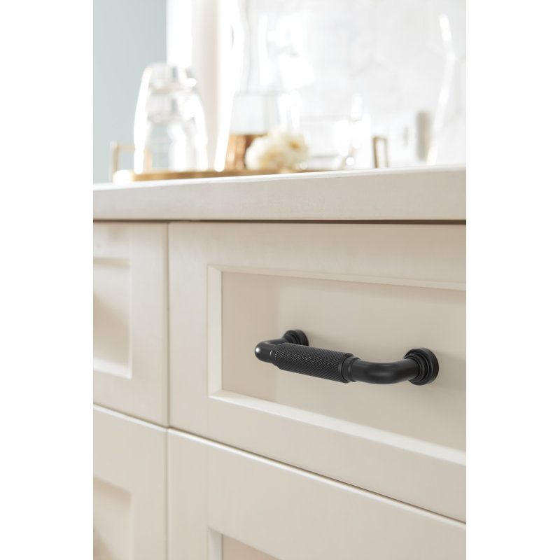 Poignée d'armoire de centre à centre Collet (96 mm), 3", Noir mat