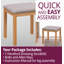 Rugby Solid Wood Accent Stool
