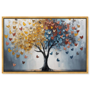 «Butterfly Dream Tree I», art coloré sur toile par Art Remedy
