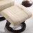 PU Swivel Recliner with Ottoman,Adjustable Reclining Chair with Solid Wood Base, for Office, Living-121166507