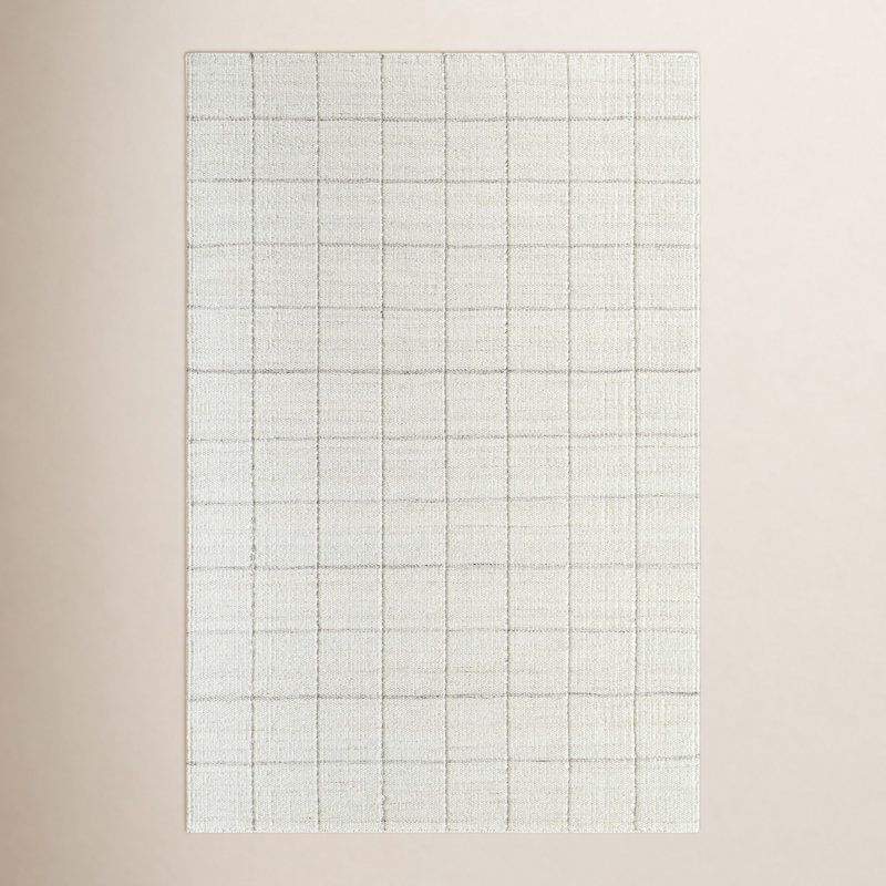 Tapis géométrique en laine Lavande, Rectangle 6 pi x 9 pi
