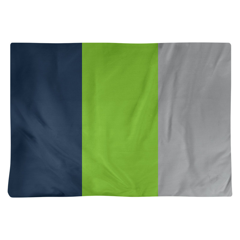 Récapitulatif 18" basket Minnesota, Bleu minuit / vert aurore / gris clair de lune, Sergé de coton