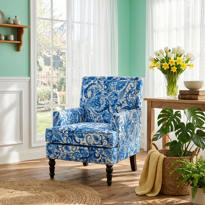 Fauteuil Qinghuaci l 27,17 po x P 27,17 po x H 35,04 po