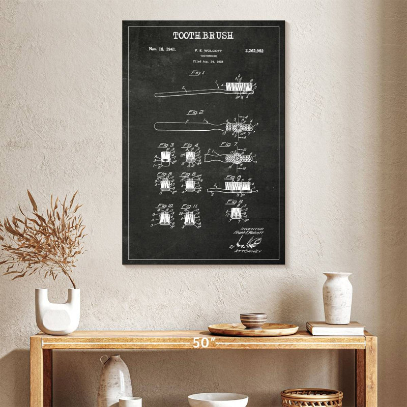 Reproduction d'art sur toile, "BW", H 39 po x l 26 po x P 1,25 po