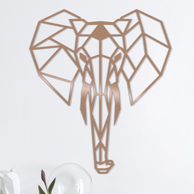 Animals Wall Decor on Metal, Copper