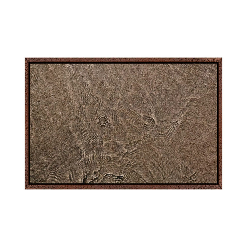 Coronado Gold Sand II by Bethany Young - Print on Canvas, Classic Brown Wood Framed, 66.04cm H x 101.6cm W x 3.81cm D