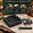 Silicone Cigar Ashtray Set with Three Cigar Cutters and Four Rests