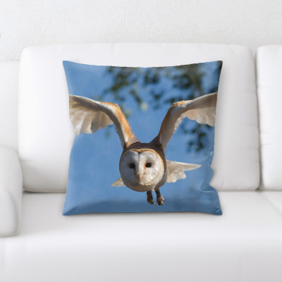 Barn Owl Throw Pillow