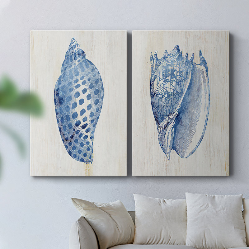Toile tendue avec châssis Shell I-Premium - prête à être accrochée