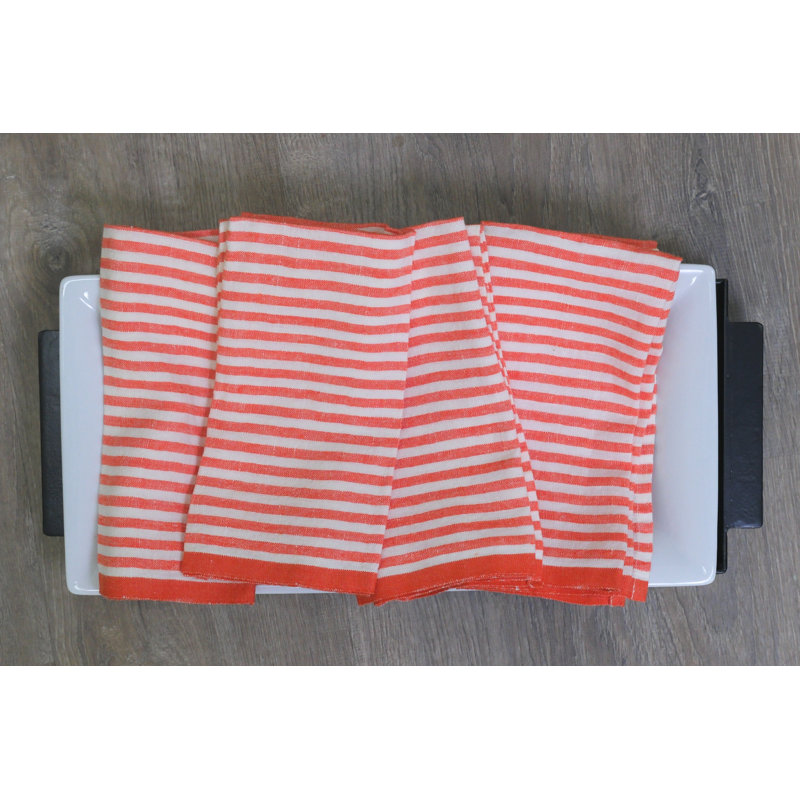 Adamsburg Linen Square Napkins, Clementine