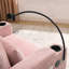 Canapé inclinable simple avec dossier réglable manuellement, port de charge USB sur le côté de l'accoudoir et repose-pieds de rangement assorti-619314030