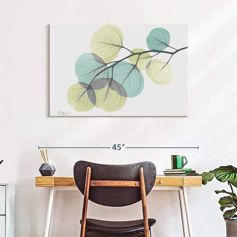 Harnek Turq Eucalyptus, 26" H x 39" W