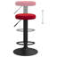 Swivel Yes Bar Stool with Steel Frame