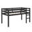Twin Raised Loft Bed With Ladder-61052271