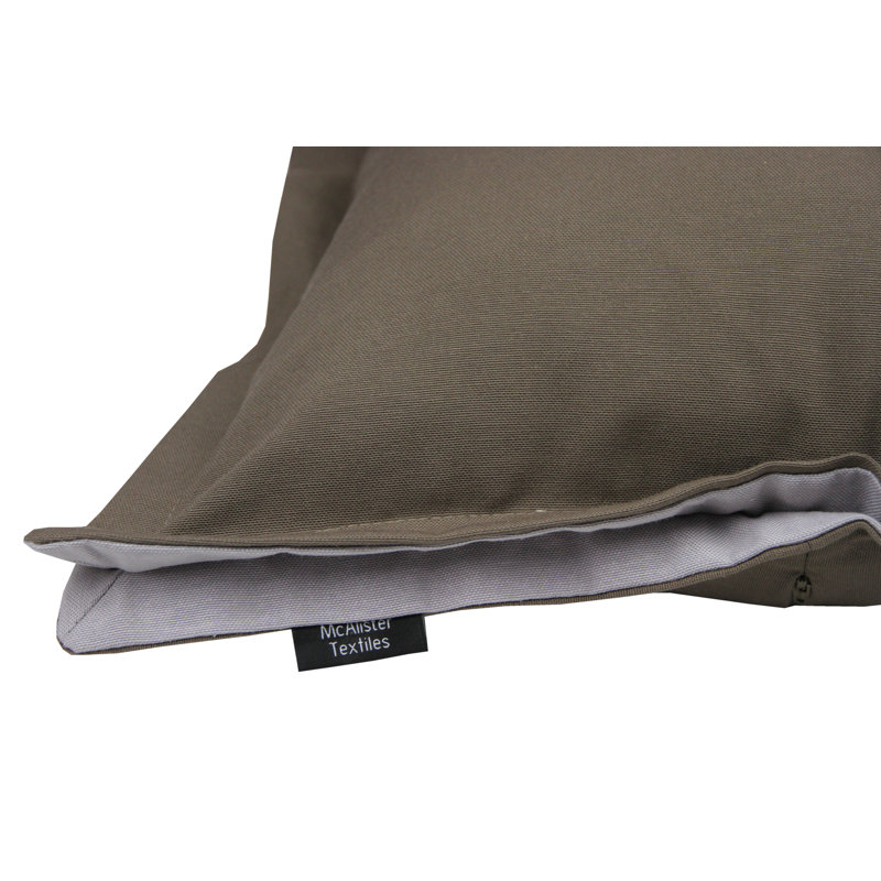 Square Cushion Cover, Brown Truffle/Grey, 60 x 60cm