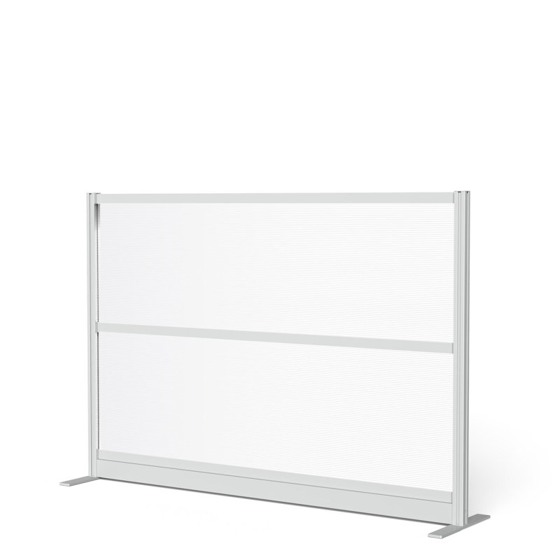 Système de cloison modulaire Harmony Translucence, l 70 po x H 48 po, H 70 po x L 70 po