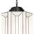 8 - Light Geometric Chandelier