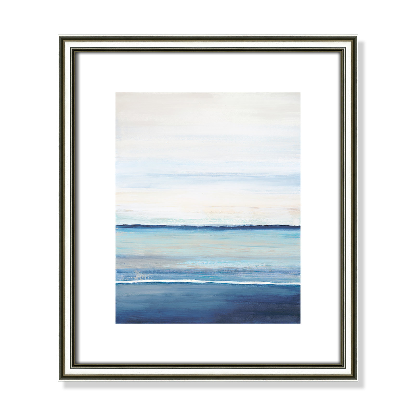 Emmit "Distant Whispers" Print by Filippo Ioco, 15" H x 13" W x 0.88" D, Silver Framed Paper