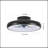 20" Black LED Ceiling Fan Light – Dimmable & Adjustable Colour Temperature, APP & Remote Control, Modern Smart Ceiling Fan For Living Room, Bedroom, And Dining Room (Silent/6-Speed/Reversible/DC Motor)