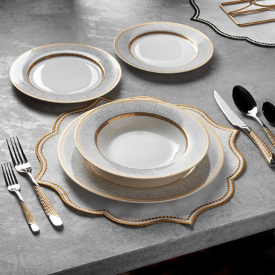 Fairfax 24 Piece Dinnerware Set, Service for 6