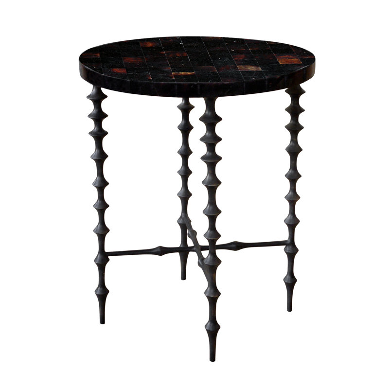 End Table, Gold
