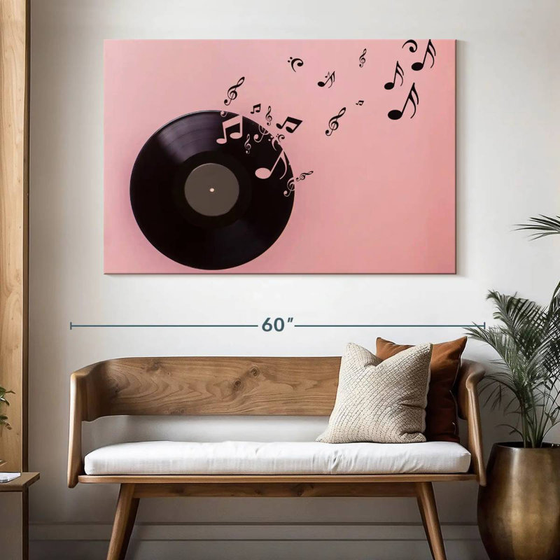 Disque vinyle Abarca, H 34 po x l 51 po