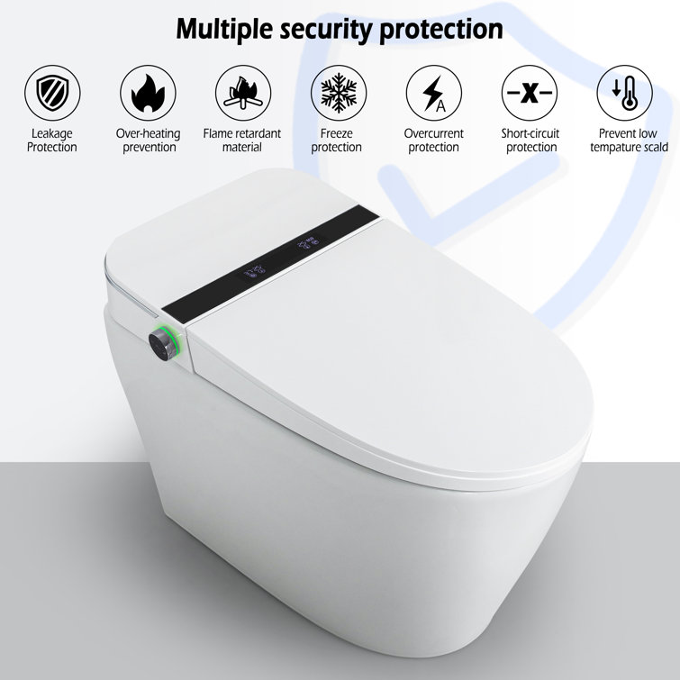 iStyle Smart Bidet Toilet: Elongated One piece Toilet with Heated Seat