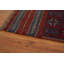 Geometric Wool Traditional Afghan Runner Rug 2x8