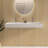 47'' Wall Mounted Bathroom Sink Solid Surface Sink with Double Faucet Holes