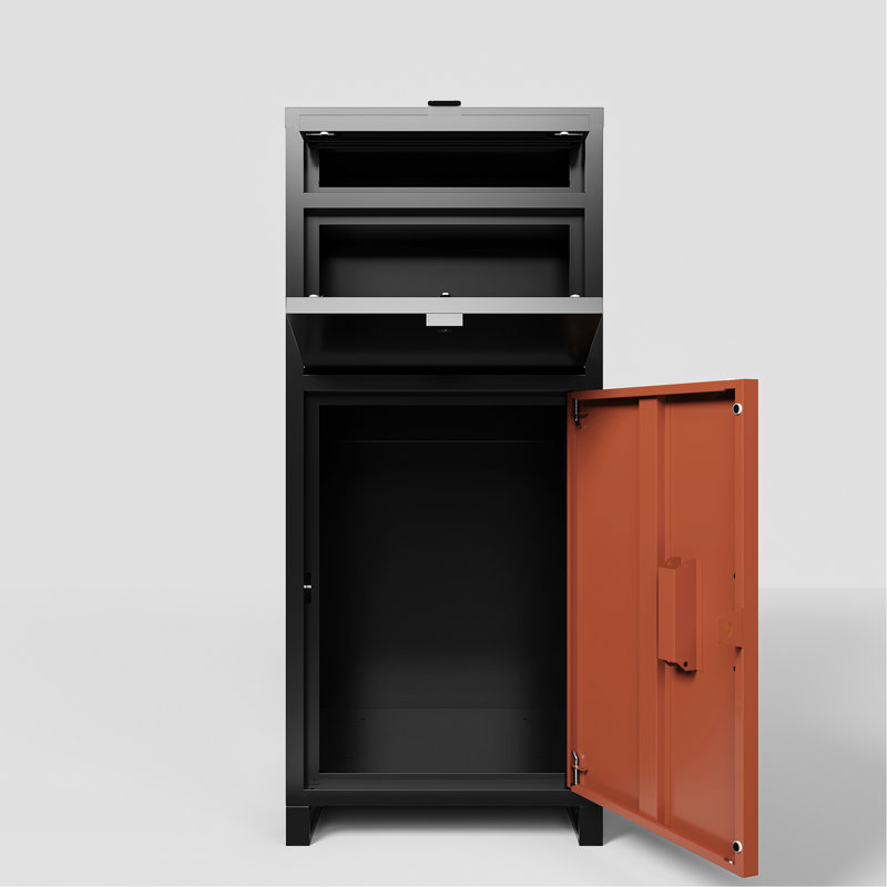 Outdoor Package Holder - And With Large Storage Capacity Construction Space