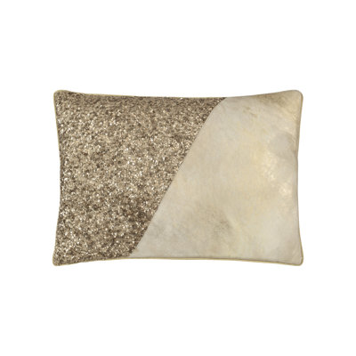 Housse et insert de coussin rectangulaire en cuir Selina