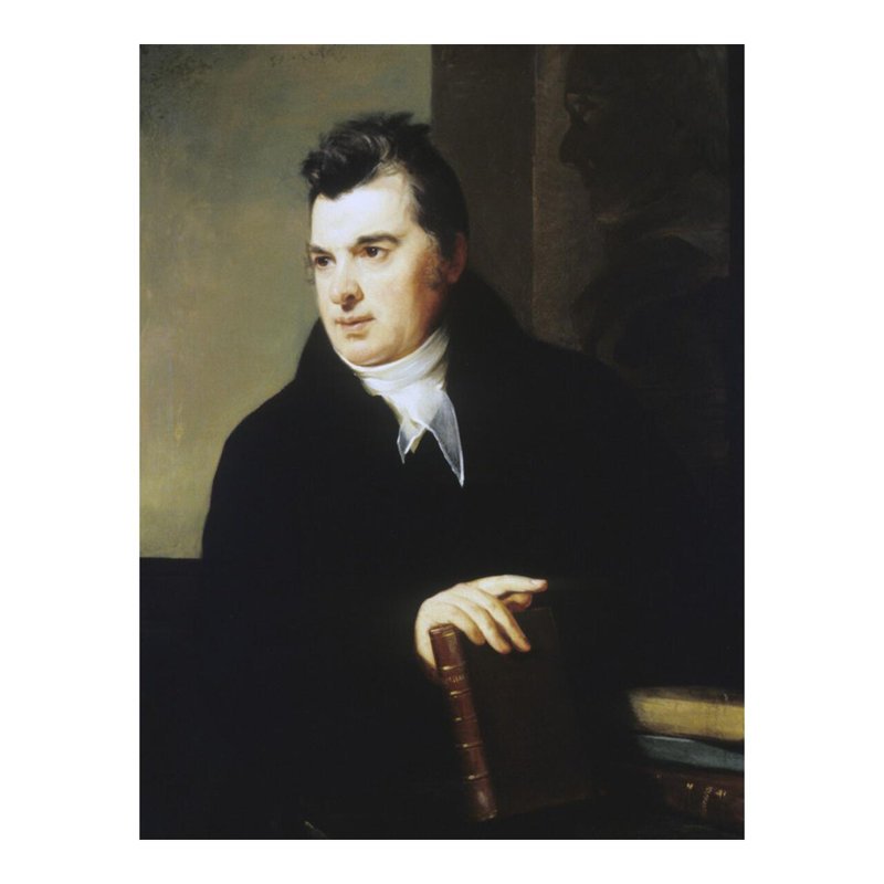Portrait de David Hosack M.D. par Thomas Sully - Estampe numérique, H 20 po x l 16 po