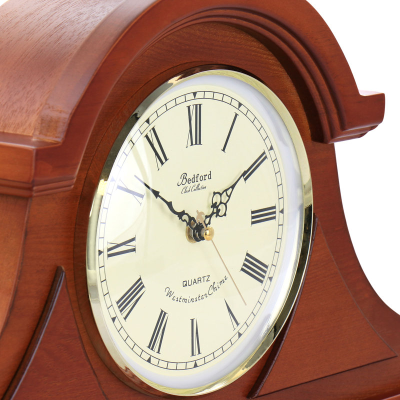 Horloge de table Analog, Acajou