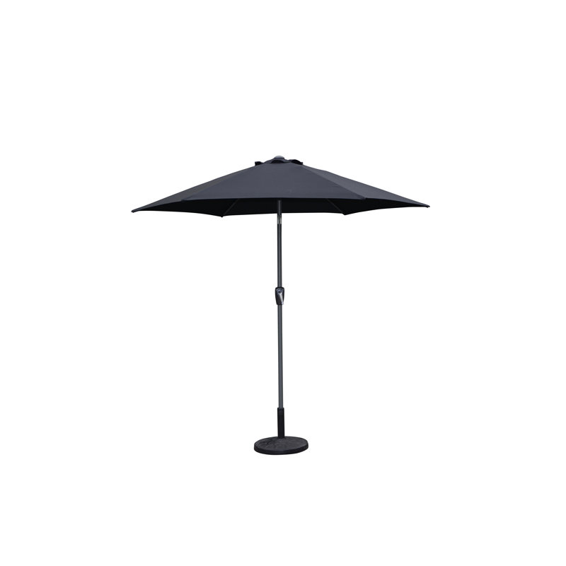 Amina 250cm Market Parasol, Black